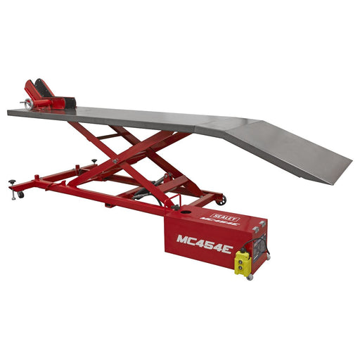 Sealey 12V Electro/Hydraulic Motorcycle Lift 450kg Capacity MC454E Sealey - Dynamic Drive