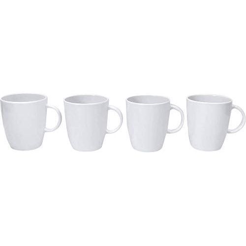 4Pk Cool White Non Slip Mugs NSW424 Flamefield - Dynamic Drive