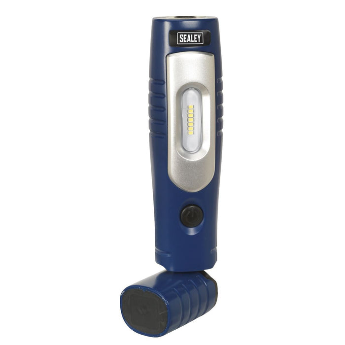 Sealey Rechargeable 360 Inspection Light 7 SMD & 3W SMD LED Blue Lithium-ion Sealey - Dynamic Drive