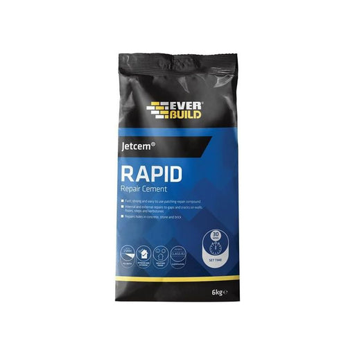 Everbuild Sika Jetcem Rapid Set Cement 12kg (2 x 6kg Pack) Everbuild Sika - Dynamic Drive