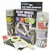E-Tech Alloy Silver Wheel Refurbishment Repair Kit Wheel Spray Paint + Lacquer E-Tech - Dynamic Drive