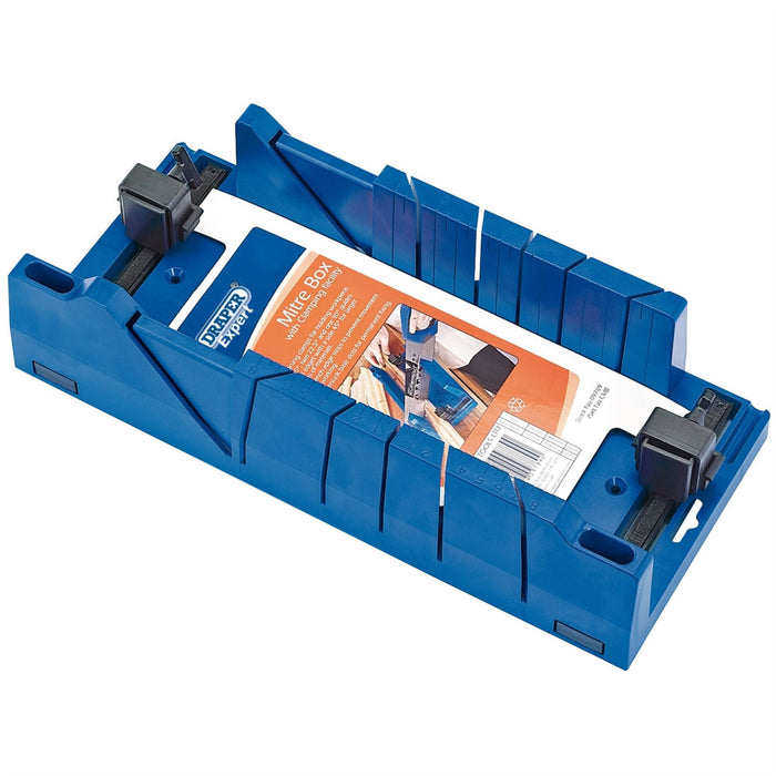 Draper Mitre Box with Clamping Facility, 367 x 116 x 70mm 09789 Draper - Dynamic Drive