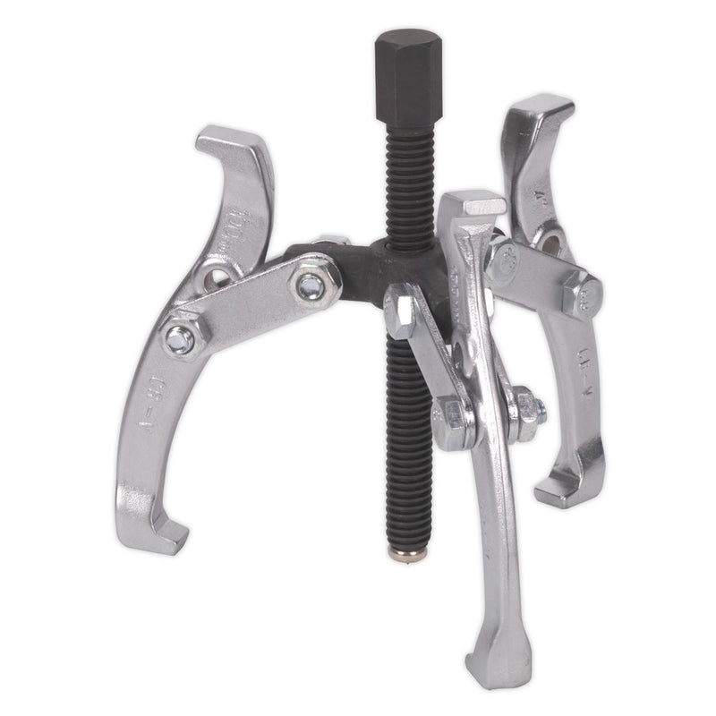 Sealey Triple Leg Reversible Puller 100mm SGP34 Sealey - Dynamic Drive