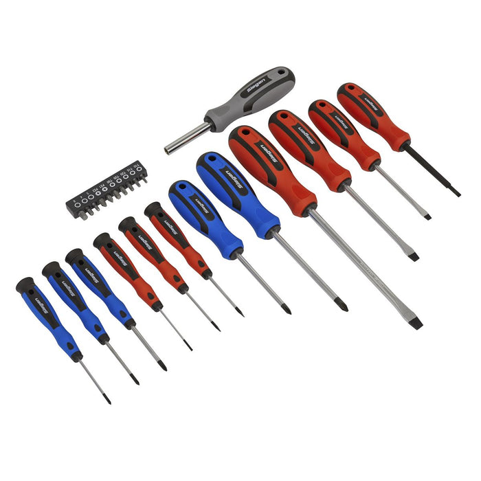Seigen by Sealey Soft Grip Screwdriver & Bit Set 23pc S0598 Seigen by Sealey  - Dynamic Drive