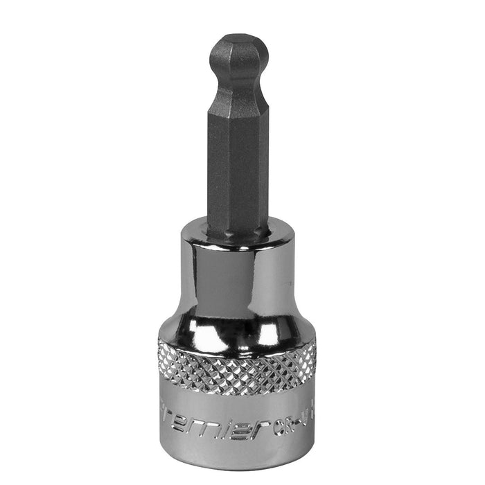 Sealey Ball-End Hex Socket Bit 6mm 3/8"Sq Drive SBBH004 Sealey - Dynamic Drive