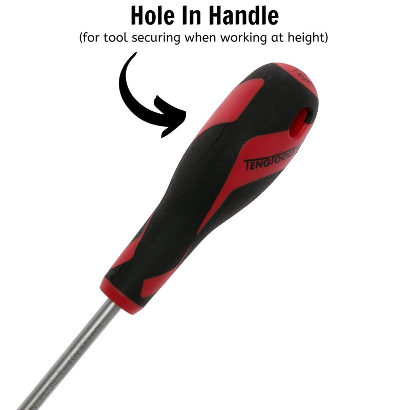 Teng Tools TX Screwdriver TX40 x 100mm L Teng Tools - Dynamic Drive