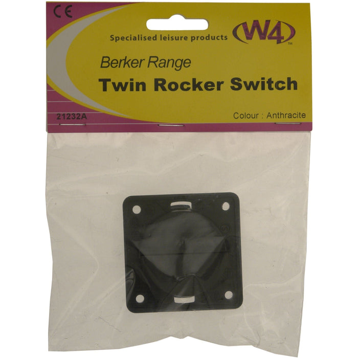 W4 Twin Rocker Switch Gloss Chrome 21232G W4 - Dynamic Drive