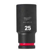 Milwaukee Hex Socket Shw 1/2 Deep 25Mm-1Pc 4932480343 Milwaukee - Dynamic Drive