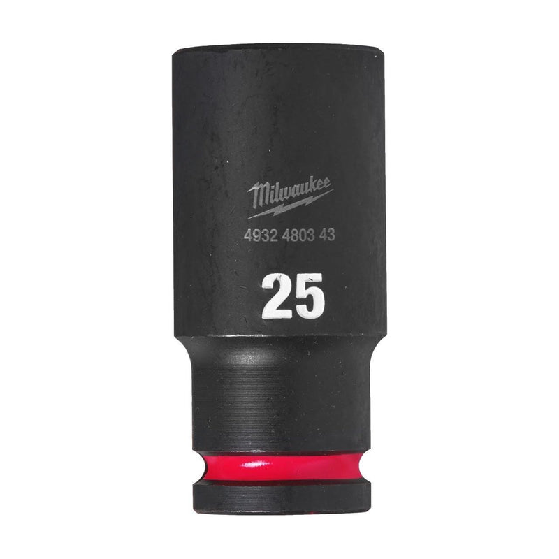 Milwaukee Hex Socket Shw 1/2 Deep 25Mm-1Pc 4932480343 Milwaukee - Dynamic Drive