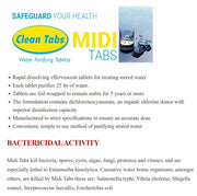 64 x Water Purifying Tablets Aqua Midi Tabs Motorhome RV Caravan Campervan Clean Aqua Clean  - Dynamic Drive