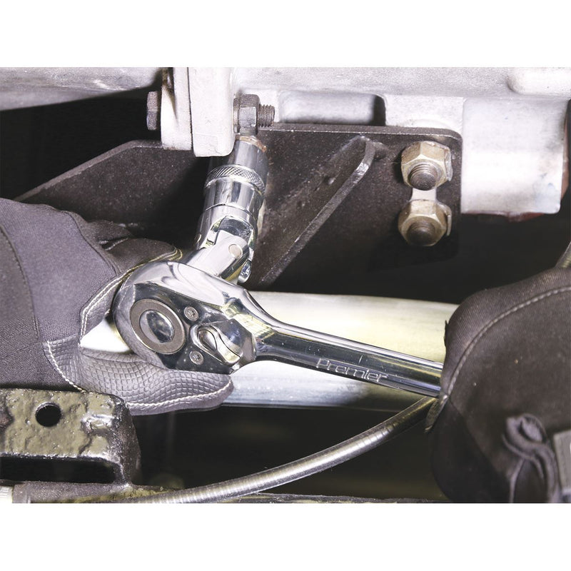 Sealey Premier 26pc 1/2" Drive WallDrive Metric Socket Set 8-32mm Ratchet Handle Sealey  - Dynamic Drive