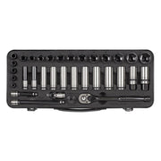 Sealey Socket Set 34pc 3/8"Sq Dr WallDrive Metric Black Series AK7971 Sealey  - Dynamic Drive