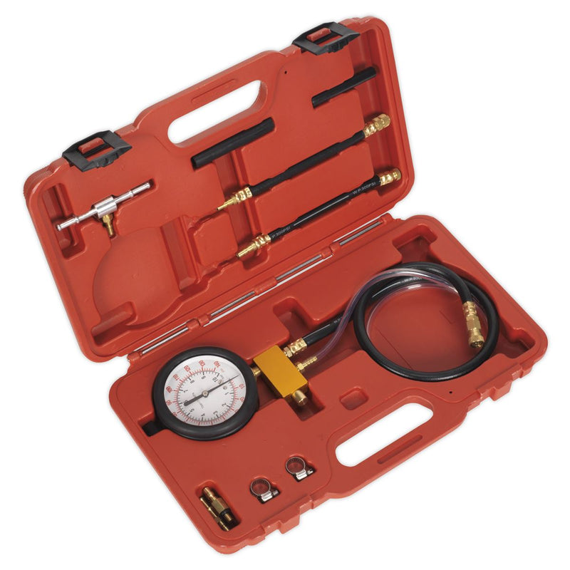 Sealey Fuel Injection Pressure Test Kit Test Port VSE211 Sealey - Dynamic Drive