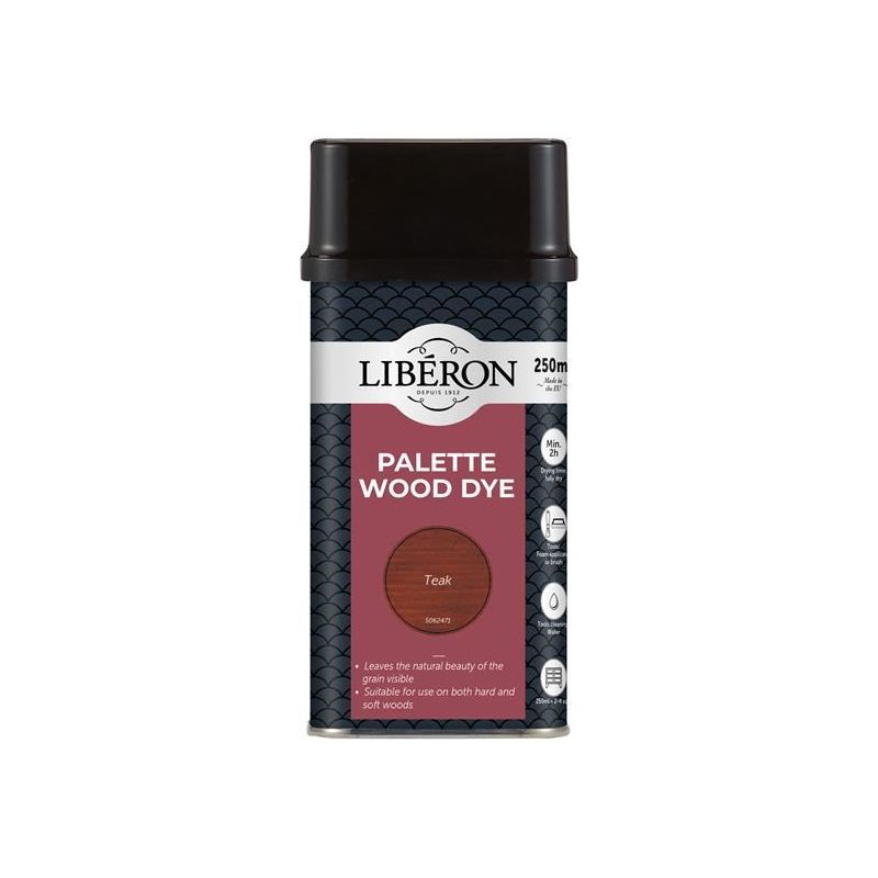 Liberon Palette Wood Dye Teak 250ml Liberon - Dynamic Drive