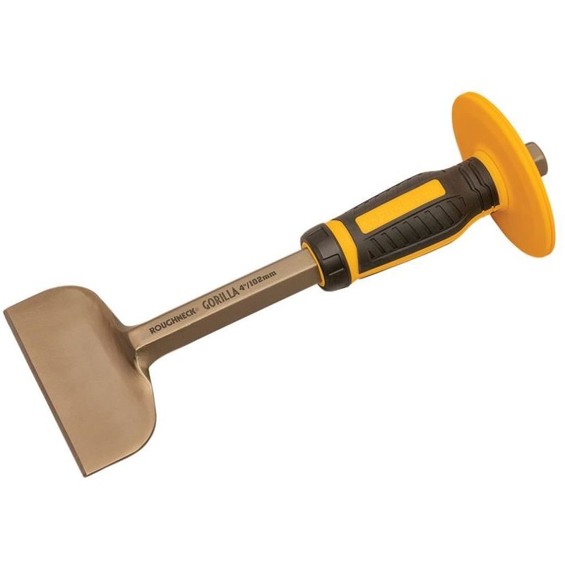 Roughneck Gorilla Brick Bolster with Non-Slip Hand Guard 102 x 279mm (4 x 11in) Roughneck - Dynamic Drive