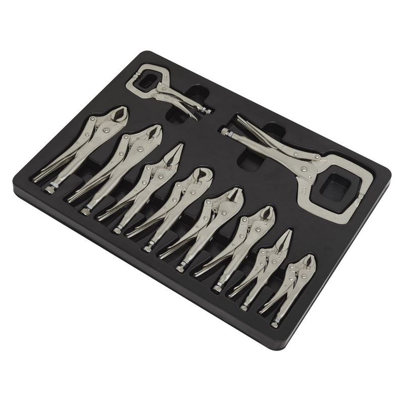 Sealey Locking Pliers Set 10pc AK6800 Sealey - Dynamic Drive