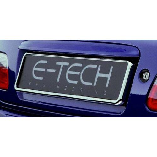E-Tech Stainless Steel Car Registration Number Plate Holder Surround Frame x1 E-Tech - Dynamic Drive