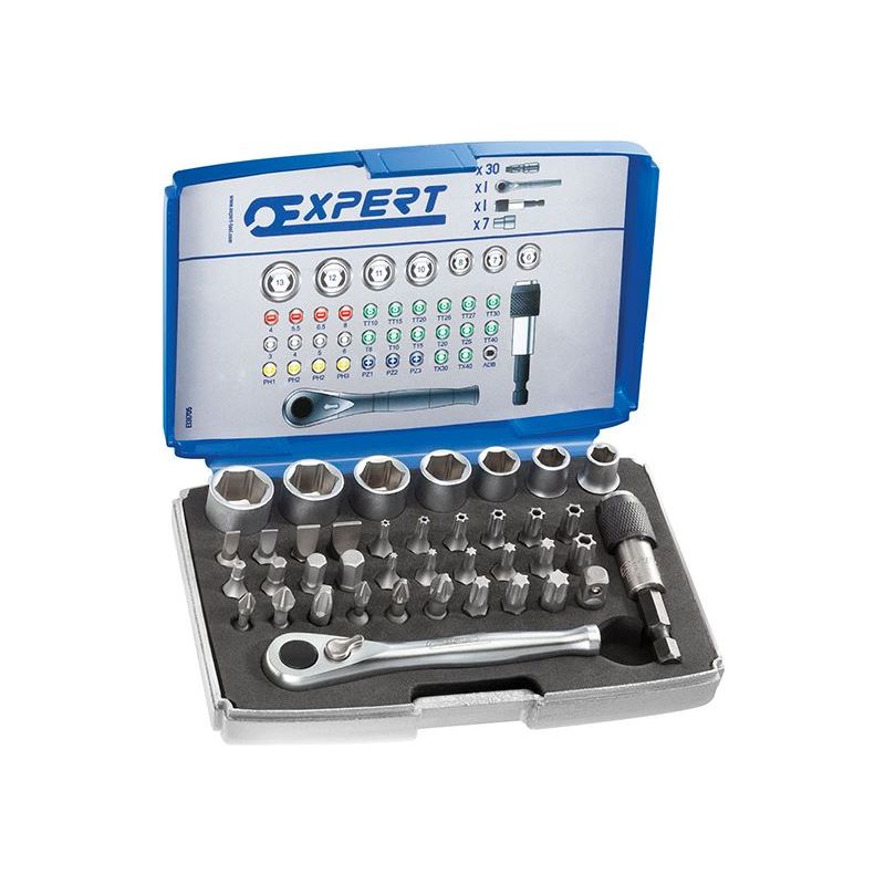 Expert E131705 1/4in Bit Set, 39 Piece Expert - Dynamic Drive