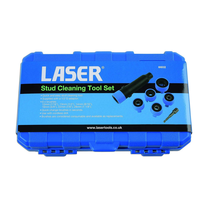 Laser Wheel Stud Cleaning Tool Set 6602 Laser - Dynamic Drive