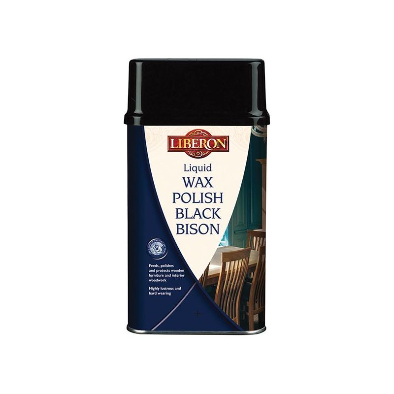 Liberon Liquid Wax Polish Black Bison Antique Pine 500ml Liberon - Dynamic Drive