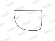 Summit Stick-On Commercial Lower Blind-Spot Mirror Glass fits Iveco Daily 14 on LHS Summit - Dynamic Drive