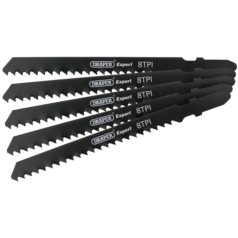 Draper DT111C Jigsaw Blade Set, 100mm (5 Piece) 81724 Draper - Dynamic Drive