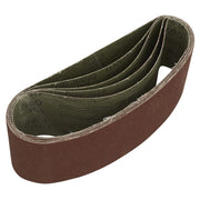 Sealey 76 x 457mm Sanding Belt 80Grit - Pack of 5 SB80457 Sealey - Dynamic Drive