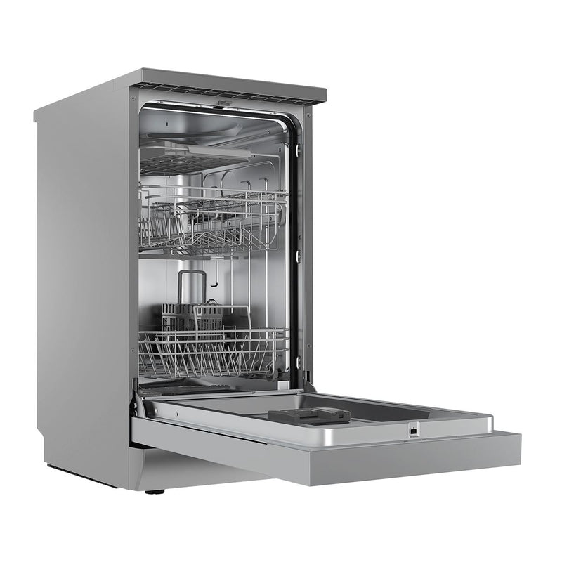 Baridi Slimline Freestanding Dishwasher 45cm Wide 10 Place Settings - Silver Baridi - Dynamic Drive