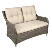 Dellonda Chester Rattan Wicker Outdoor 2-Seater Sofa DG70 Dellonda - Dynamic Drive