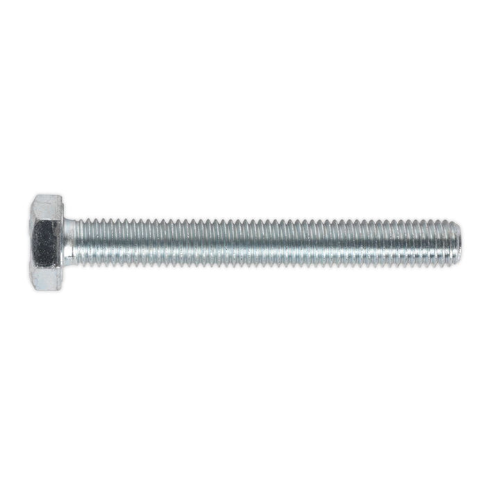 Sealey HT Setscrew M10 x 80mm 8.8 Zinc Pack of 25 SS1080 Sealey - Dynamic Drive