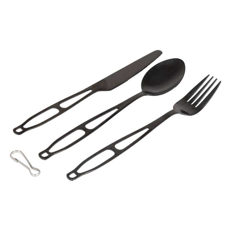 Bo-Camp Outdoor Cutlery In Cover 3 Pieces Bo-Camp - Dynamic Drive