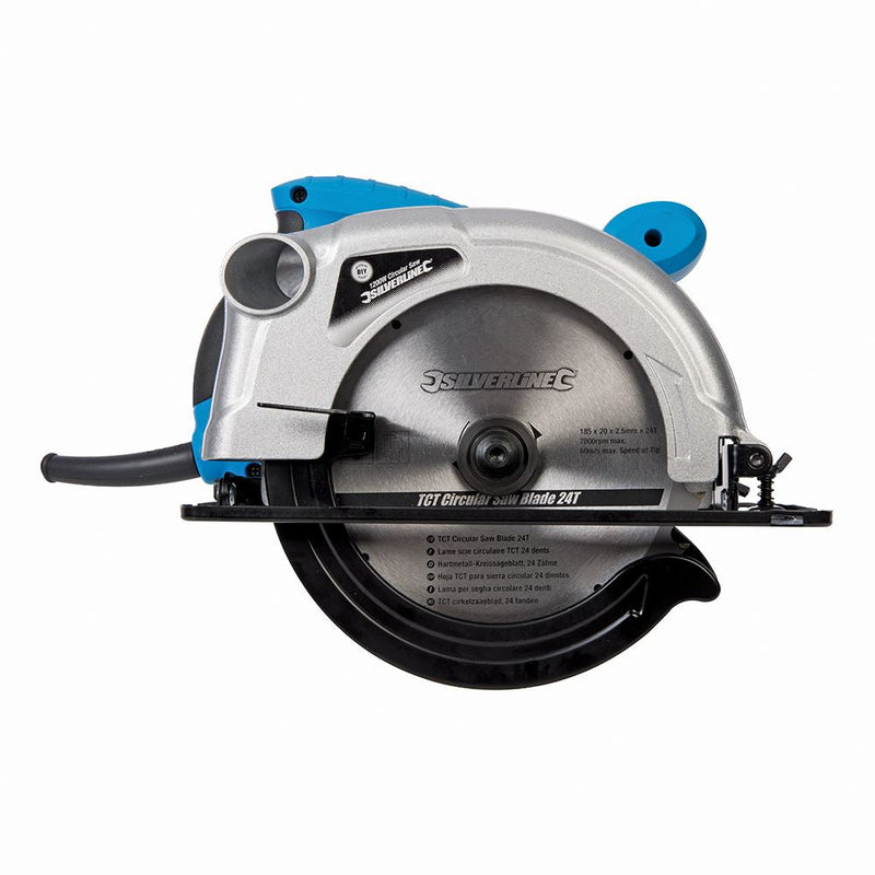 Silverline DIY 1200W Circular Saw 185mm 185mm Silverline - Dynamic Drive