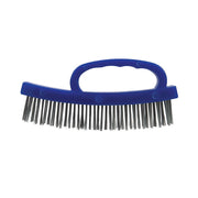 Silverline D-Handle Wire Brush 4 Row Silverline - Dynamic Drive