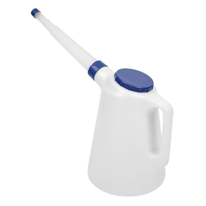 Sealey Oil Container with Blue Lid & Flexible Spout 5L JDL5B Sealey - Dynamic Drive