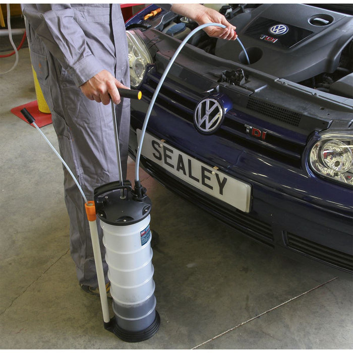 Sealey Vacuum Oil & Fluid Extractor Manual 6.5L Sealey  - Dynamic Drive