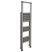 Sealey Aluminium Prof Folding Step Ladder 3-Step 150kg Capacity APSL3 Sealey  - Dynamic Drive
