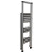 Sealey Aluminium Prof Folding Step Ladder 3-Step 150kg Capacity APSL3 Sealey  - Dynamic Drive