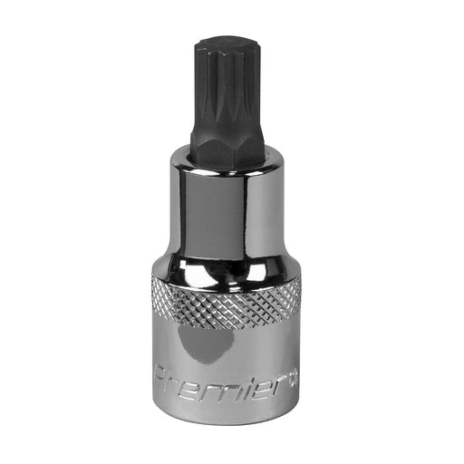 Sealey Spline Socket Bit M10 1/2"Sq Drive SBS015 Sealey - Dynamic Drive