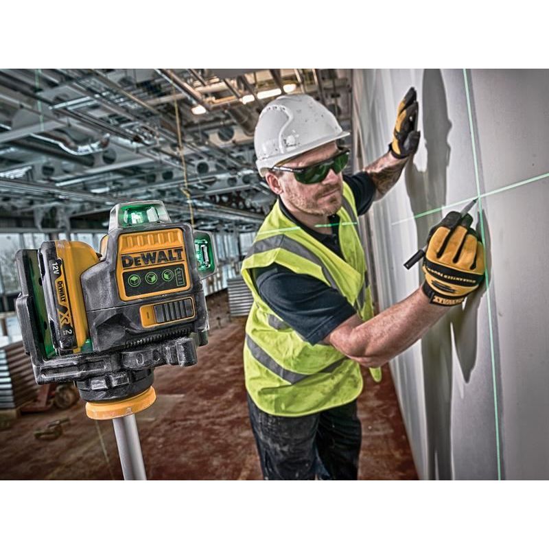 Dewalt Power Tools DCE089 D1G Self-Levelling Green Multi Line Laser 12V 1 x 2.0Ah Li-ion DeWALT Power Tools - Dynamic Drive