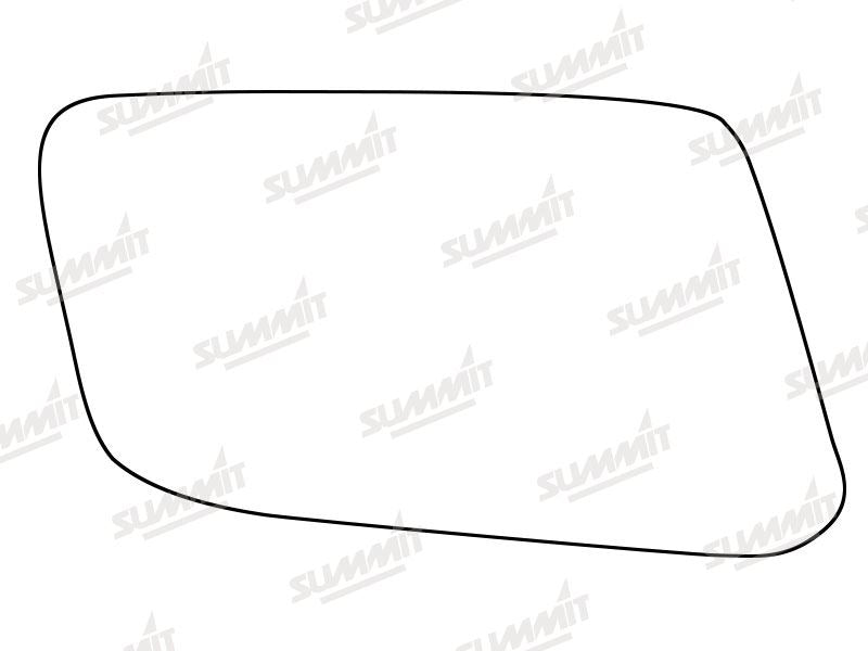 Summit Stick-On Standard Mirror Glass fits Volvo 440 460 RHS Summit - Dynamic Drive