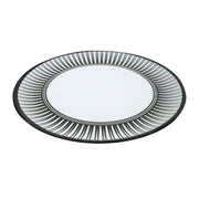 Camping Caravan Picnic Fishing Travel Melamine 16pc Dining Dinner Set - Stripe 7 Leisurewize  - Dynamic Drive