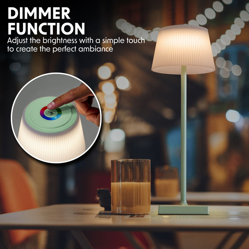 Dellonda Rechargeable Table Lamp for Home Office Restaurant RGB Colours Dellonda - Dynamic Drive