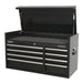 Sealey Topchest 8 Drawer 1040mm Heavy-Duty Black PTB104008 Sealey - Dynamic Drive