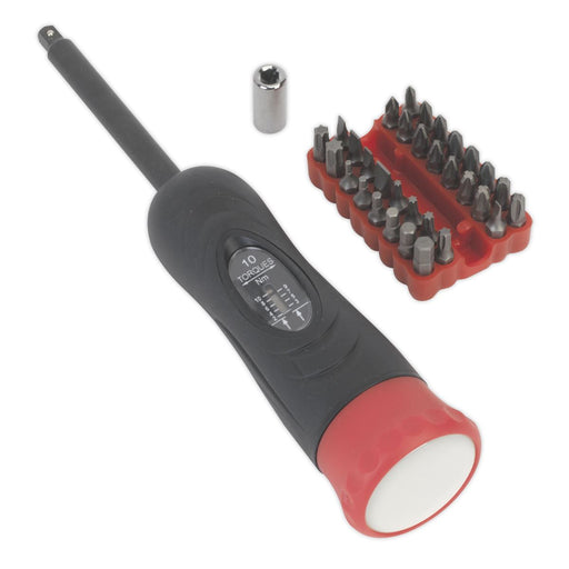 Sealey Torque Screwdriver Set 34pc 2-10Nm 1/4"Sq Drive STS100 Sealey - Dynamic Drive