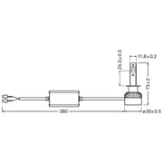 Osram LEDriving HL, H1, LED-H1 replacement for conventional H1 high beam lamp Osram - Dynamic Drive