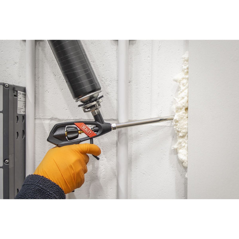 Sealey Foam Gun for Expanding Foam Cartridges FG001 Sealey - Dynamic Drive