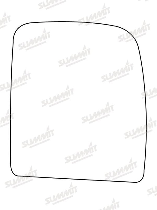Summit Stick-On Commercial Mirror Glass fits Citroen Jumpy, Fiat Scudo, Peugeot Expert RHS Summit - Dynamic Drive