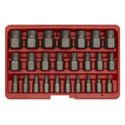 Sealey Multi-Spline Screw Extractor Set 25pc AK8182 Sealey - Dynamic Drive