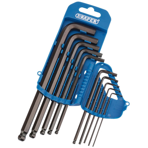 Draper Imperial Hex. and Ball End Hex. Key Set (10 Piece) 33716 Draper - Dynamic Drive