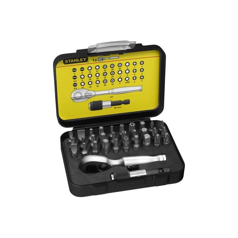 Stanley® Hand Tools FatMax® Bit & Ratchet Set, 32 Piece STANLEY® Hand Tools - Dynamic Drive